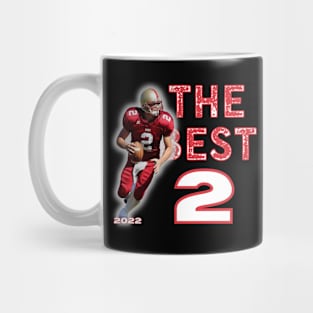 american footbal number 2 red Mug